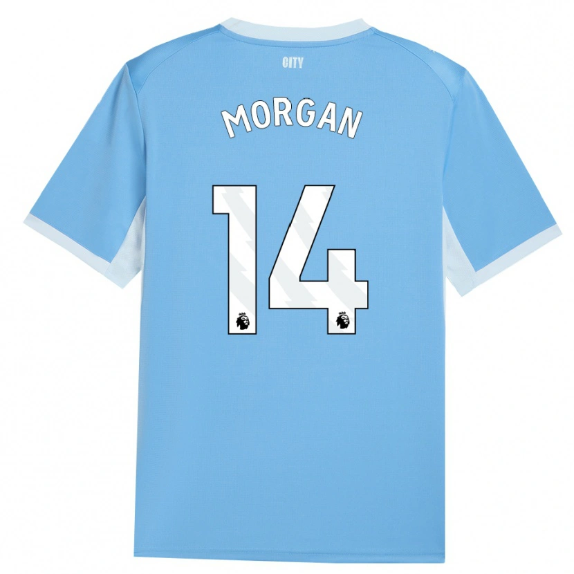 Danxen Homem Camisola Esme Morgan #14 Lightskyblue Branco Principal 2026/27 Camisa