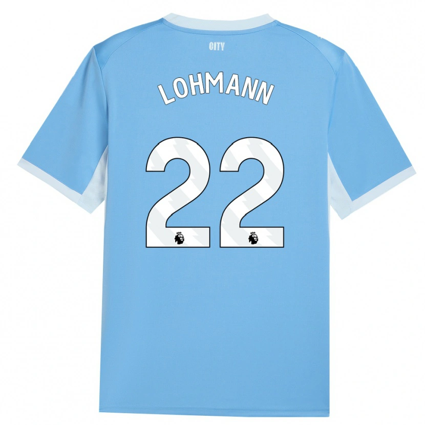 Danxen Homem Camisola Sydney Lohmann #22 Lightskyblue Branco Principal 2026/27 Camisa