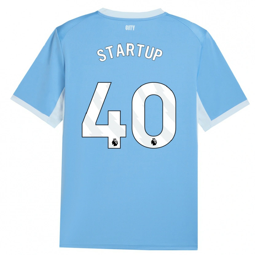 Danxen Homem Camisola Katie Startup #40 Lightskyblue Branco Principal 2026/27 Camisa