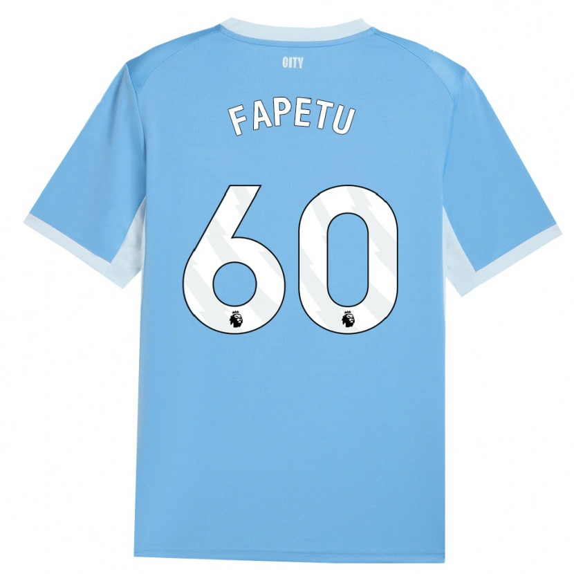 Danxen Homem Camisola Femi Fapetu #60 Lightskyblue Branco Principal 2026/27 Camisa