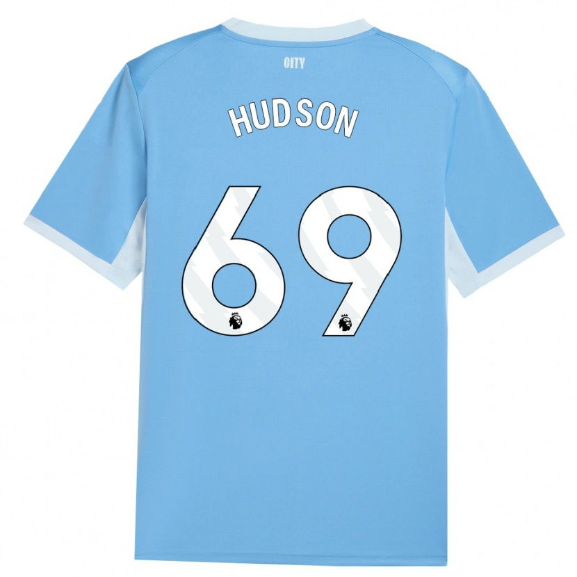 Danxen Homem Camisola Max Hudson #69 Lightskyblue Branco Principal 2026/27 Camisa