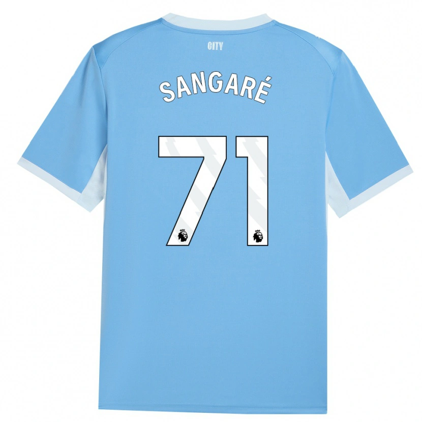 Danxen Homem Camisola Mahamadou Sangaré #71 Lightskyblue Branco Principal 2026/27 Camisa