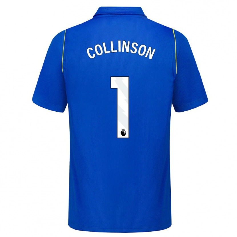 Danxen Homem Camisola Isaac Collinson #1 Azul Amarelo Principal 2026/27 Camisa