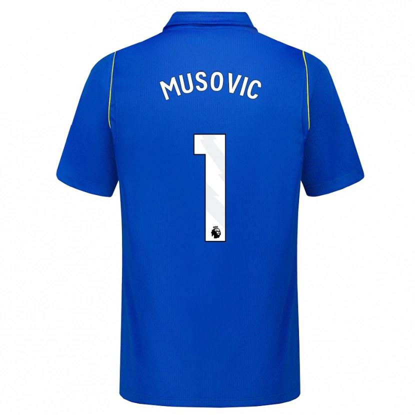 Danxen Homem Camisola Zecira Musovic #1 Azul Amarelo Principal 2026/27 Camisa