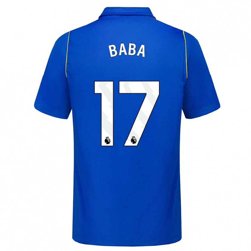 Danxen Homem Camisola Abdul-Rahman Baba #17 Azul Amarelo Principal 2026/27 Camisa