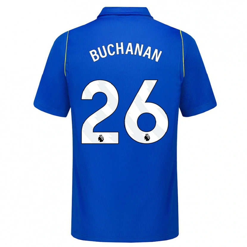Danxen Homem Camisola Kadeisha Buchanan #26 Azul Amarelo Principal 2026/27 Camisa