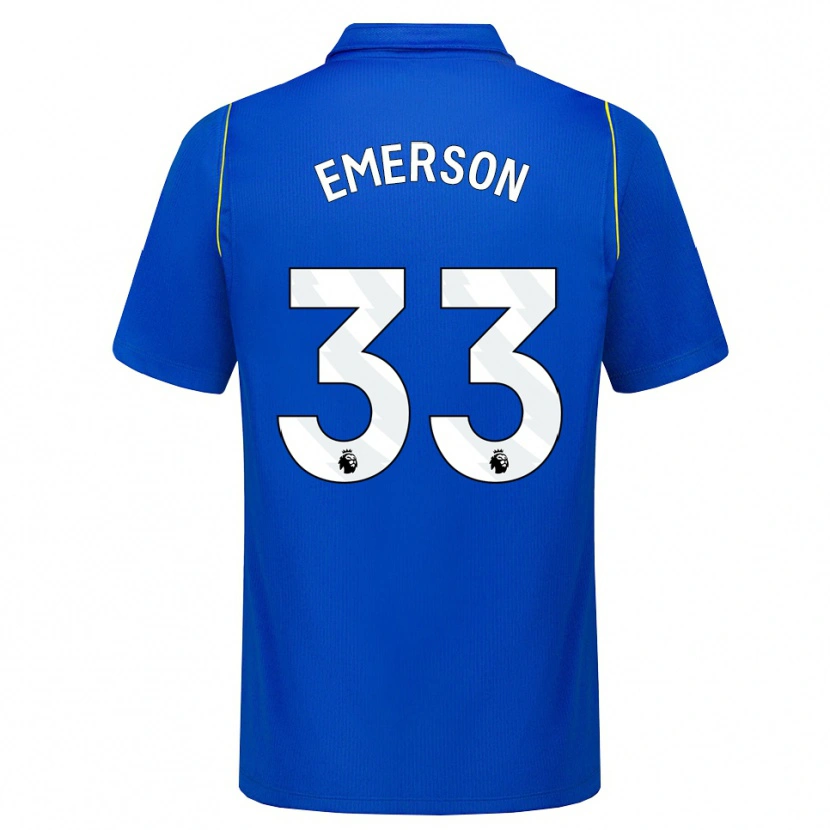 Danxen Homem Camisola Emerson #33 Azul Amarelo Principal 2026/27 Camisa