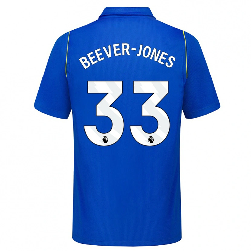 Danxen Homem Camisola Aggie Beever-Jones #33 Azul Amarelo Principal 2026/27 Camisa
