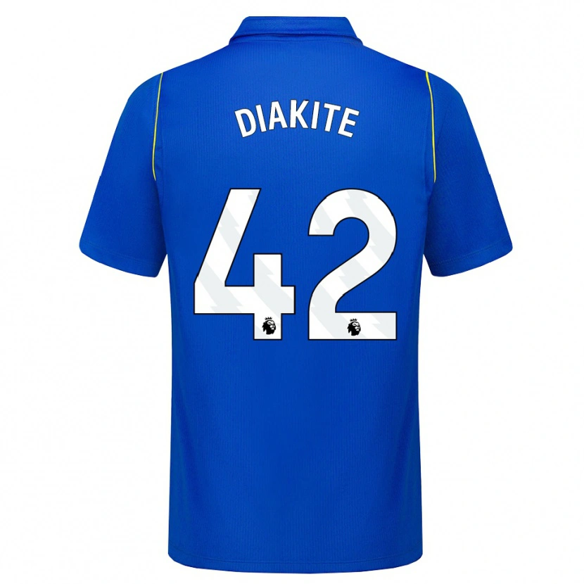 Danxen Homem Camisola Calvin Diakite #42 Azul Amarelo Principal 2026/27 Camisa