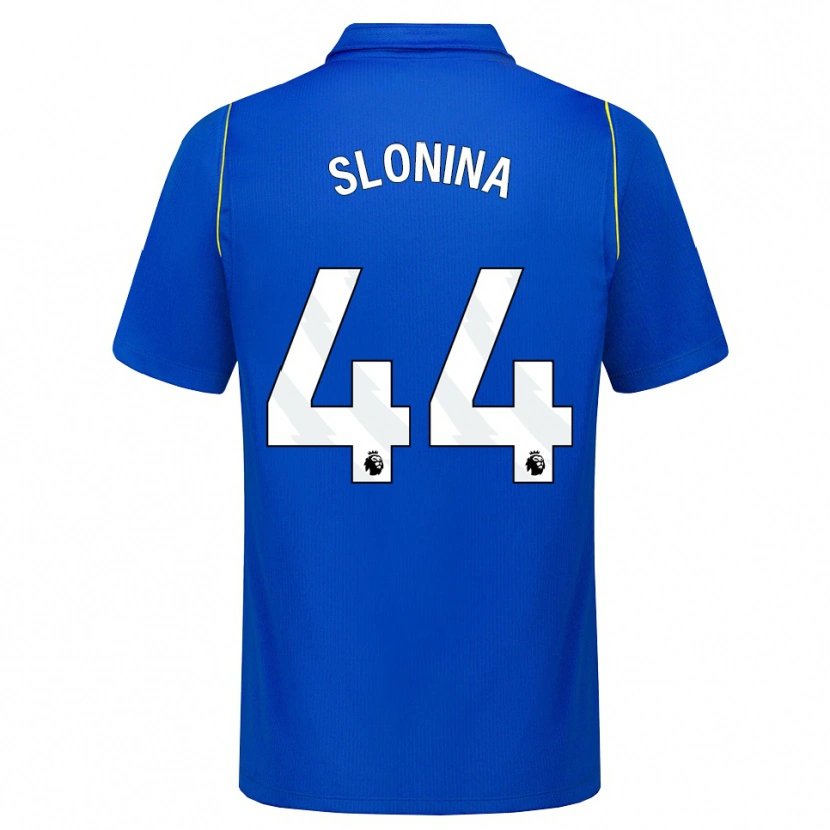 Danxen Homem Camisola Gabriel Slonina #44 Azul Amarelo Principal 2026/27 Camisa