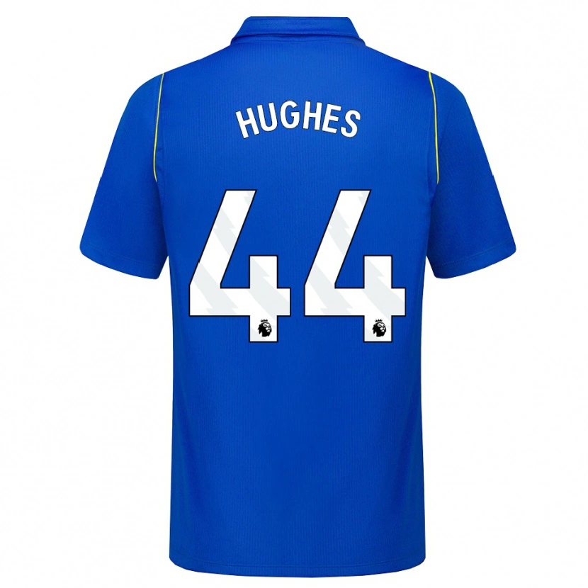 Danxen Homem Camisola Brodi Hughes #44 Azul Amarelo Principal 2026/27 Camisa