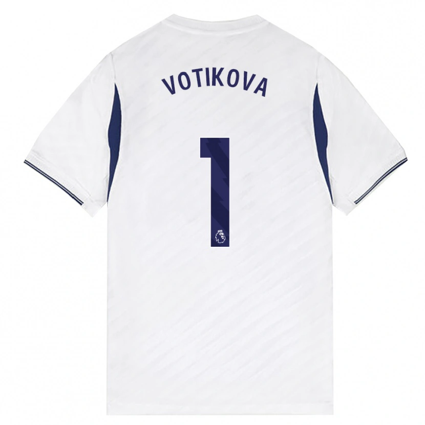 Danxen Homem Camisola Barbora Votíková #1 Branco Vermelho Roxo Principal 2026/27 Camisa