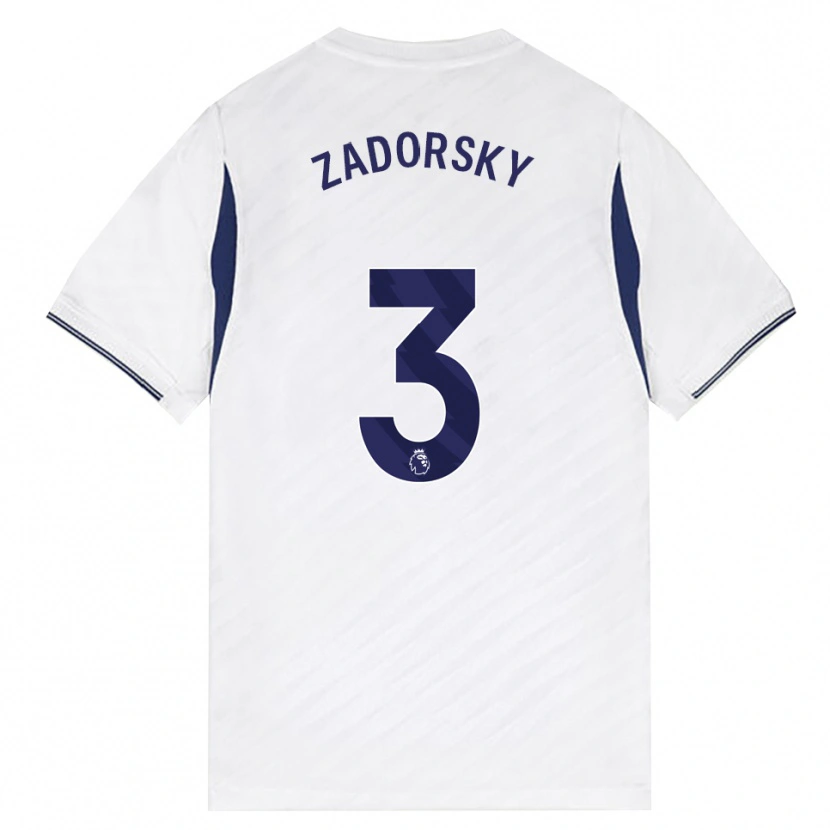 Danxen Homem Camisola Shelina Zadorsky #3 Branco Vermelho Roxo Principal 2026/27 Camisa