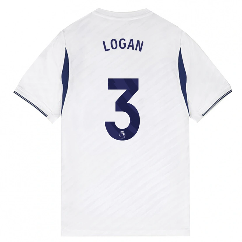 Danxen Homem Camisola Calum Logan #3 Branco Vermelho Roxo Principal 2026/27 Camisa