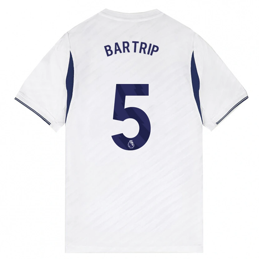 Danxen Homem Camisola Molly Bartrip #5 Branco Vermelho Roxo Principal 2026/27 Camisa