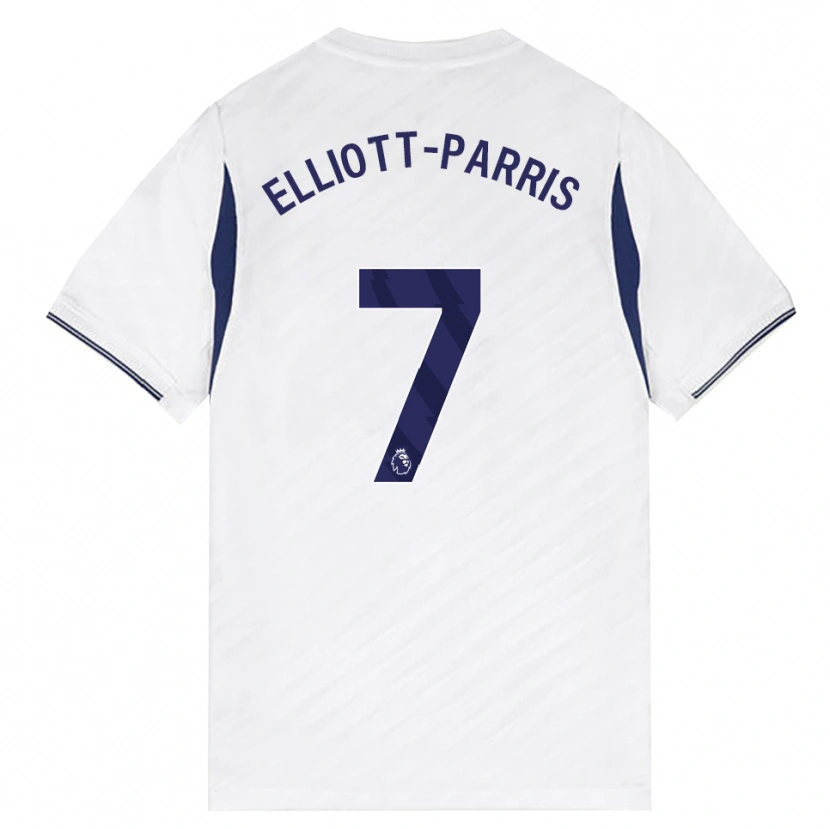 Danxen Homem Camisola Reiss Elliott-Parris #7 Branco Vermelho Roxo Principal 2026/27 Camisa