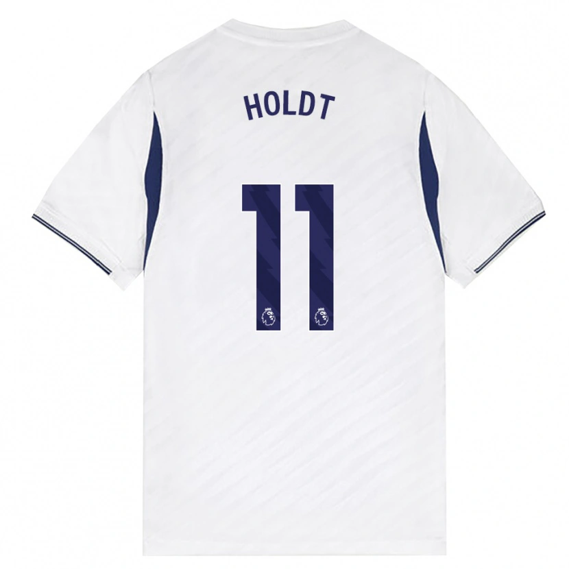Danxen Homem Camisola Olivia Holdt #11 Branco Vermelho Roxo Principal 2026/27 Camisa
