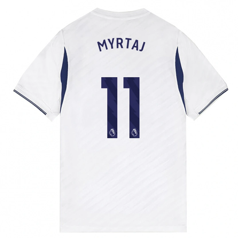 Danxen Homem Camisola Leon Myrtaj #11 Branco Vermelho Roxo Principal 2026/27 Camisa