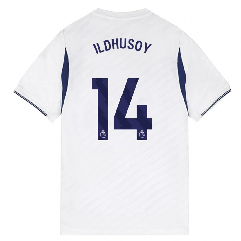 Danxen Homem Camisola Celin Bizet Ildhusøy #14 Branco Vermelho Roxo Principal 2026/27 Camisa