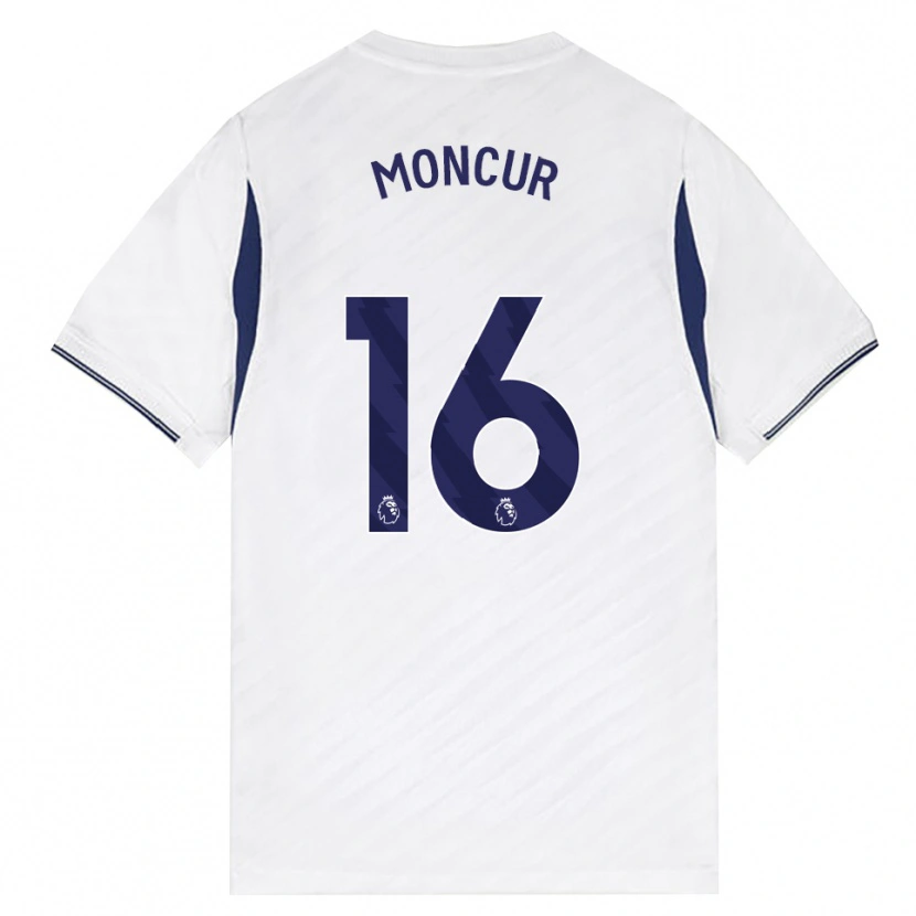 Danxen Homem Camisola Ronny Moncur #16 Branco Vermelho Roxo Principal 2026/27 Camisa