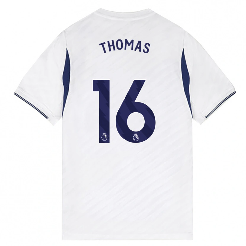 Danxen Homem Camisola Cameron Thomas #16 Branco Vermelho Roxo Principal 2026/27 Camisa