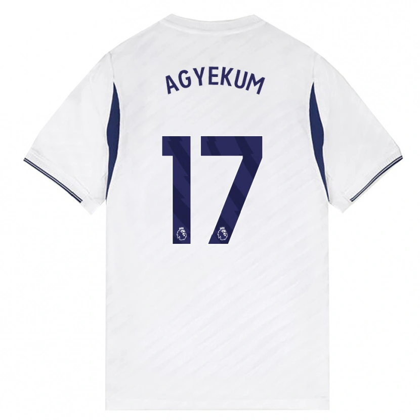 Danxen Homem Camisola Ezra Agyekum #17 Branco Vermelho Roxo Principal 2026/27 Camisa
