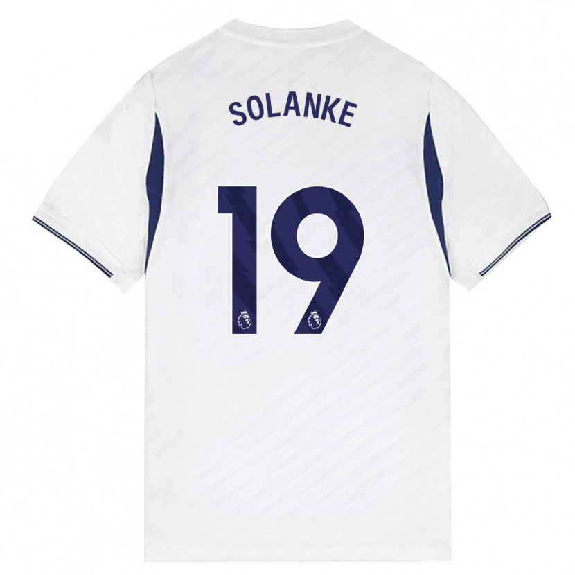 Danxen Homem Camisola Dominic Solanke #19 Branco Vermelho Roxo Principal 2026/27 Camisa