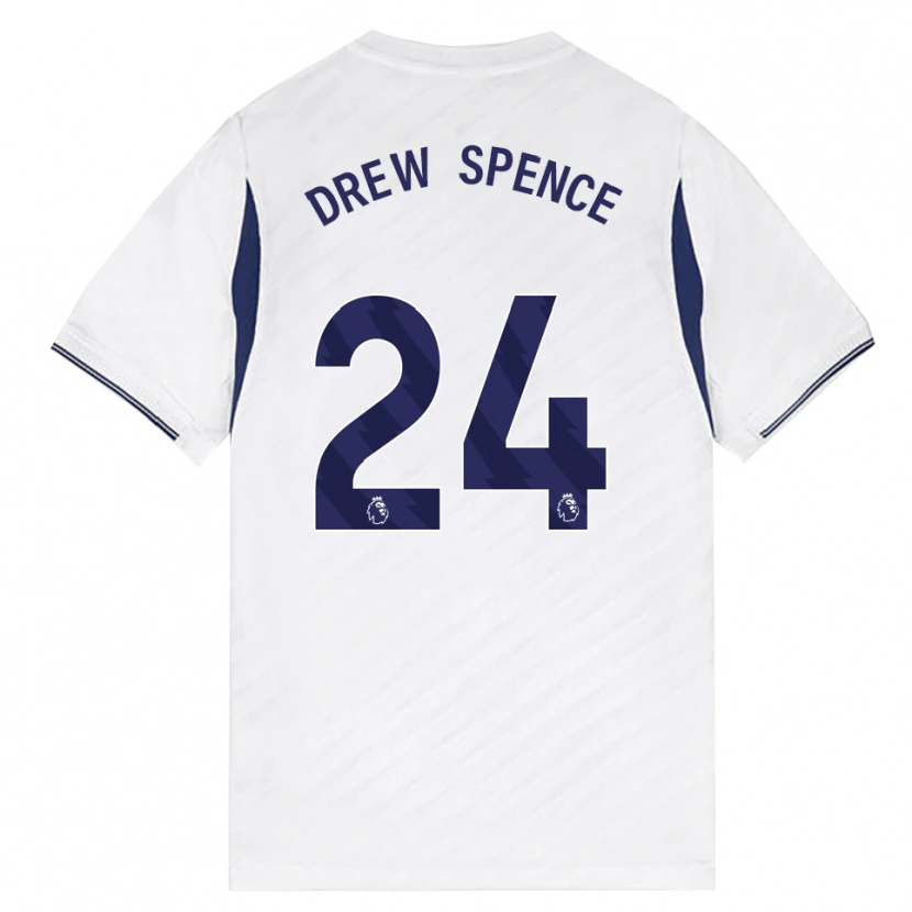 Danxen Homem Camisola Drew Spence #24 Branco Vermelho Roxo Principal 2026/27 Camisa