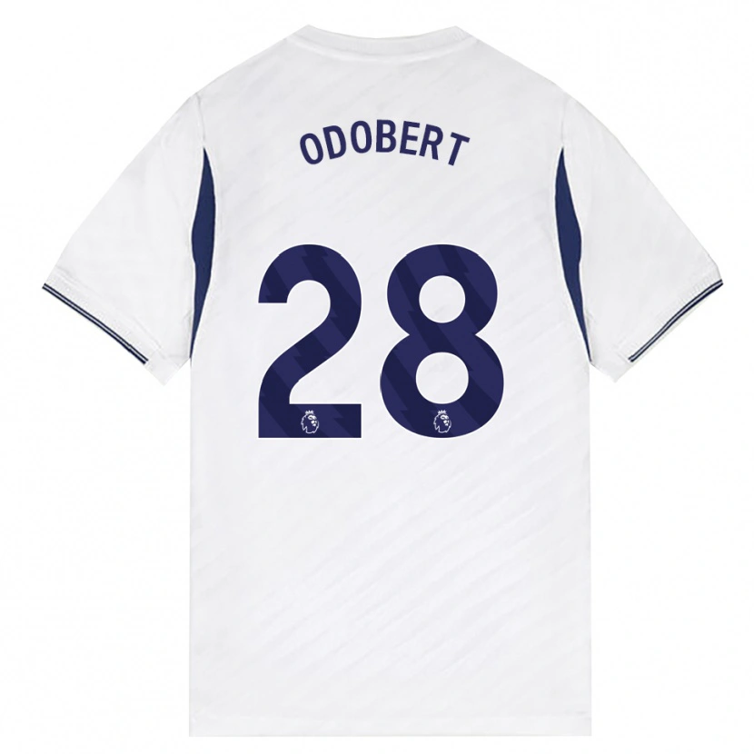 Danxen Homem Camisola Wilson Odobert #28 Branco Vermelho Roxo Principal 2026/27 Camisa
