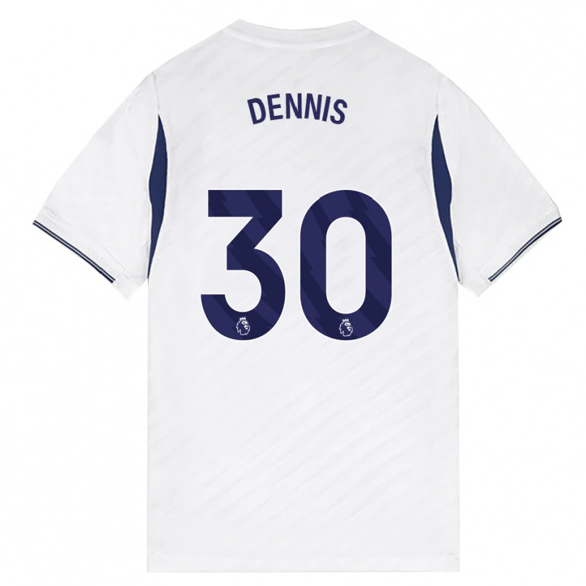Danxen Homem Camisola Araya Dennis #30 Branco Vermelho Roxo Principal 2026/27 Camisa