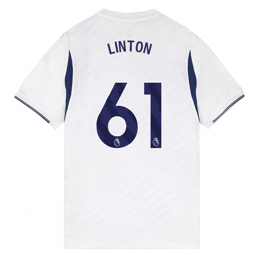Danxen Homem Camisola Jahziah Linton #61 Branco Vermelho Roxo Principal 2026/27 Camisa