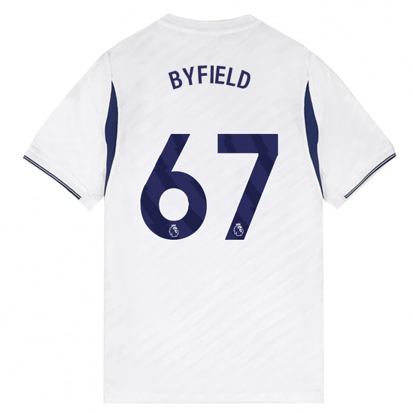 Danxen Homem Camisola Jun'ai Byfield #67 Branco Vermelho Roxo Principal 2026/27 Camisa