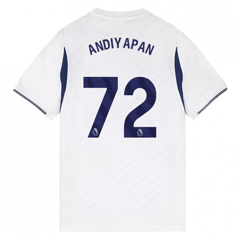 Danxen Homem Camisola William Andiyapan #72 Branco Vermelho Roxo Principal 2026/27 Camisa