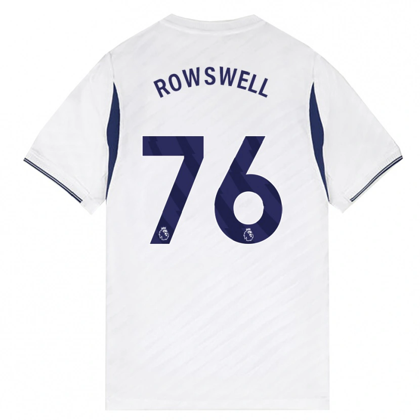 Danxen Homem Camisola James Rowswell #76 Branco Vermelho Roxo Principal 2026/27 Camisa