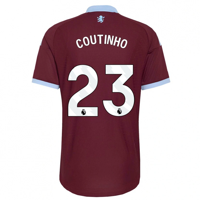 Danxen Homem Camisola Philippe Coutinho #23 Cornflowerblue Borgonha Principal 2026/27 Camisa