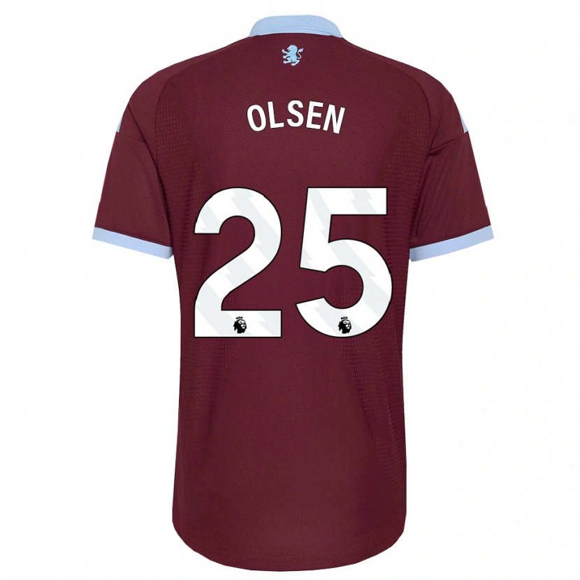 Danxen Homem Camisola Robin Olsen #25 Cornflowerblue Borgonha Principal 2026/27 Camisa
