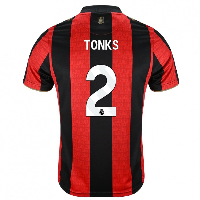 Danxen Homem Camisola Finn Tonks #2 Goldenrod Vermelho Preto Principal 2026/27 Camisa