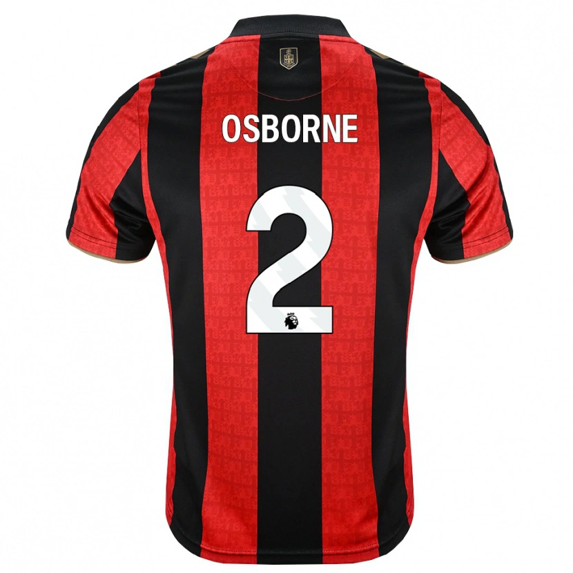 Danxen Homem Camisola Charlie Osborne #2 Goldenrod Vermelho Preto Principal 2026/27 Camisa