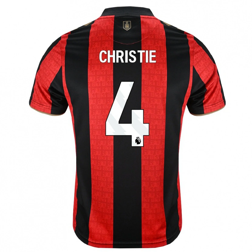 Danxen Homem Camisola Zac Christie #4 Goldenrod Vermelho Preto Principal 2026/27 Camisa