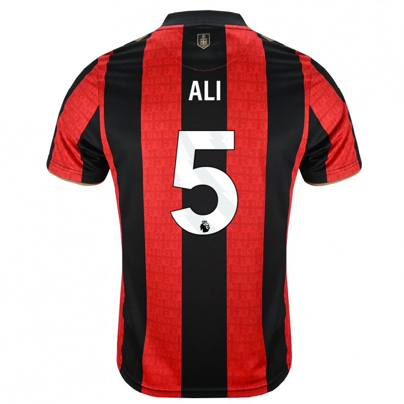 Danxen Homem Camisola Ameer Ali #5 Goldenrod Vermelho Preto Principal 2026/27 Camisa