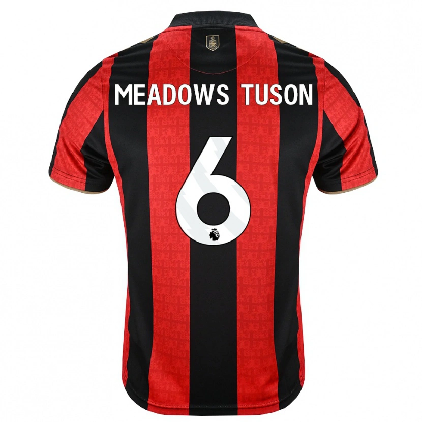 Danxen Homem Camisola Freya Meadows Tuson #6 Goldenrod Vermelho Preto Principal 2026/27 Camisa