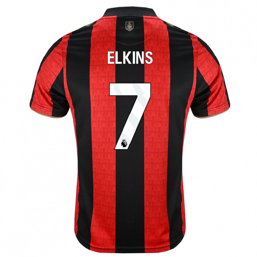 Danxen Homem Camisola Elle Elkins #7 Goldenrod Vermelho Preto Principal 2026/27 Camisa