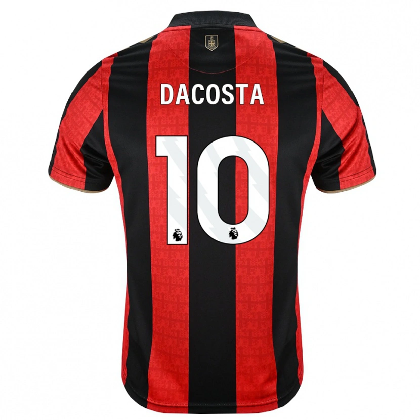 Danxen Homem Camisola Michael Dacosta #10 Goldenrod Vermelho Preto Principal 2026/27 Camisa