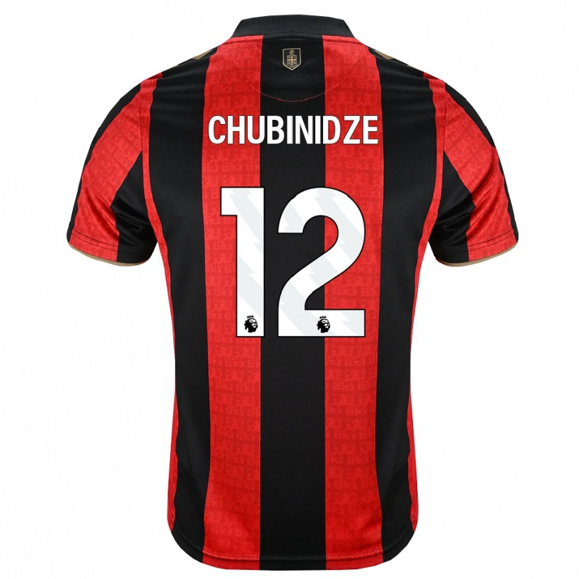 Danxen Homem Camisola George Chubinidze #12 Goldenrod Vermelho Preto Principal 2026/27 Camisa