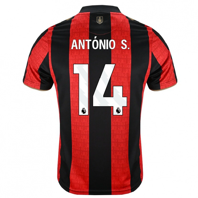 Danxen Homem Camisola António Silva #14 Goldenrod Vermelho Preto Principal 2026/27 Camisa