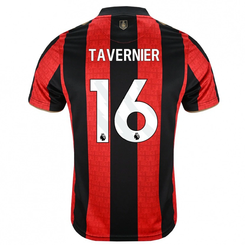 Danxen Homem Camisola Marcus Tavernier #16 Goldenrod Vermelho Preto Principal 2026/27 Camisa