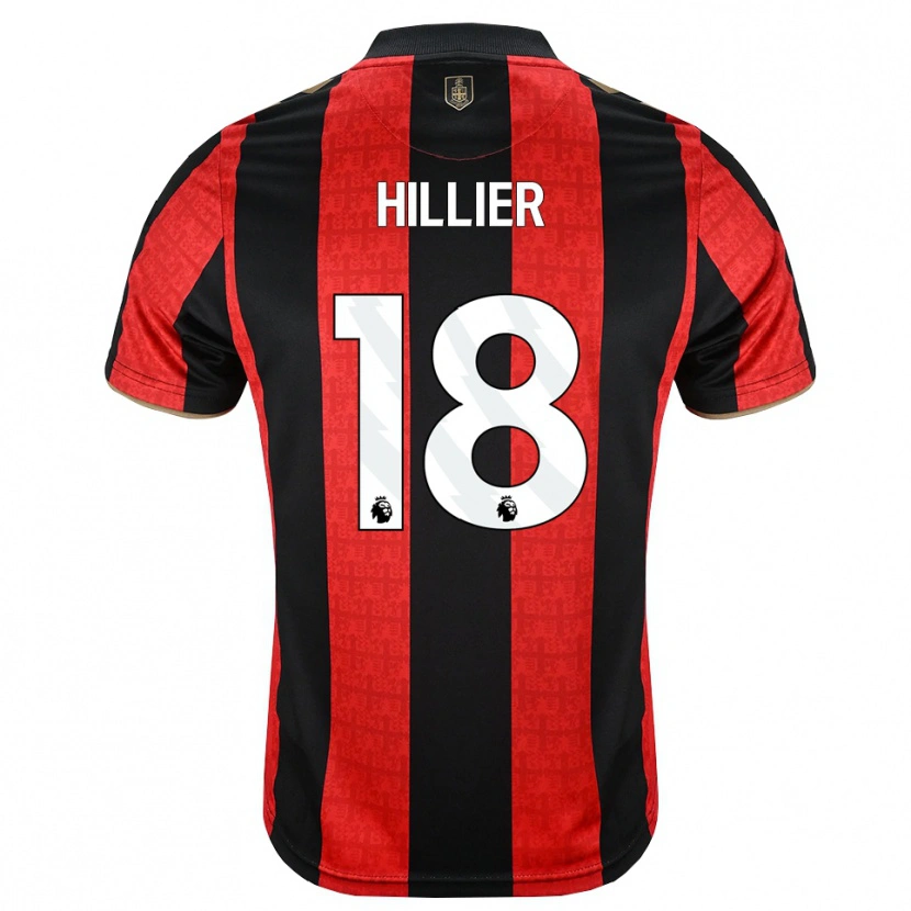 Danxen Homem Camisola Gemma Hillier #18 Goldenrod Vermelho Preto Principal 2026/27 Camisa