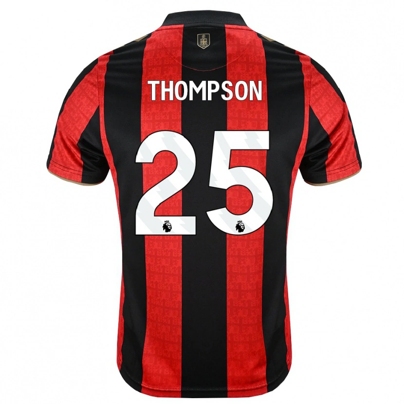 Danxen Homem Camisola Kenni Thompson #25 Goldenrod Vermelho Preto Principal 2026/27 Camisa