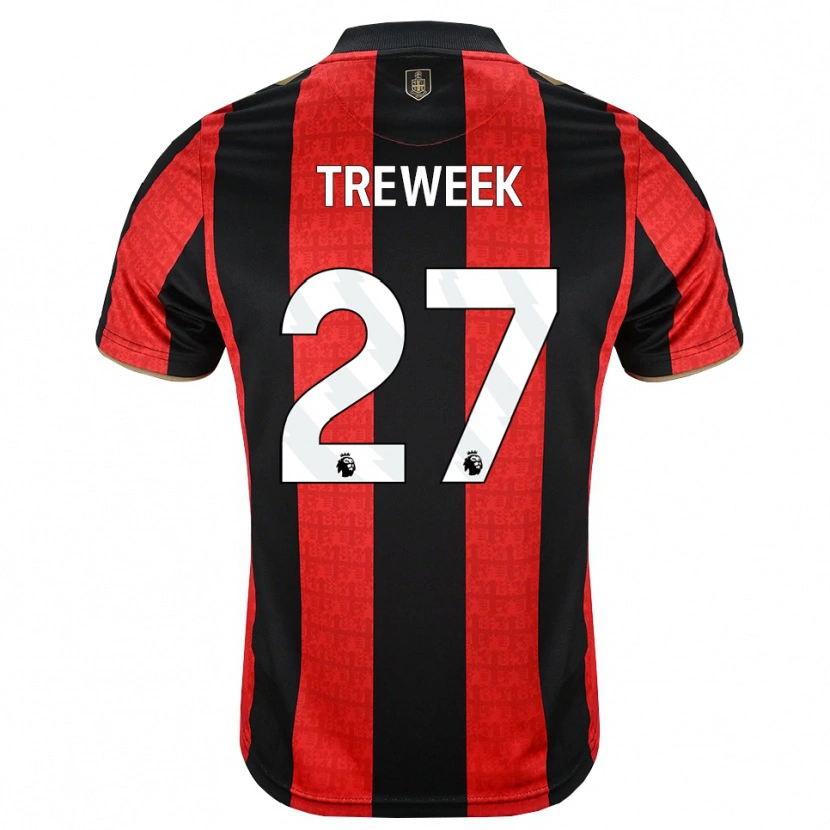 Danxen Homem Camisola Amber Treweek #27 Goldenrod Vermelho Preto Principal 2026/27 Camisa