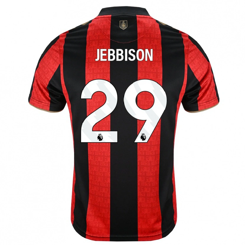 Danxen Homem Camisola Daniel Jebbison #29 Goldenrod Vermelho Preto Principal 2026/27 Camisa